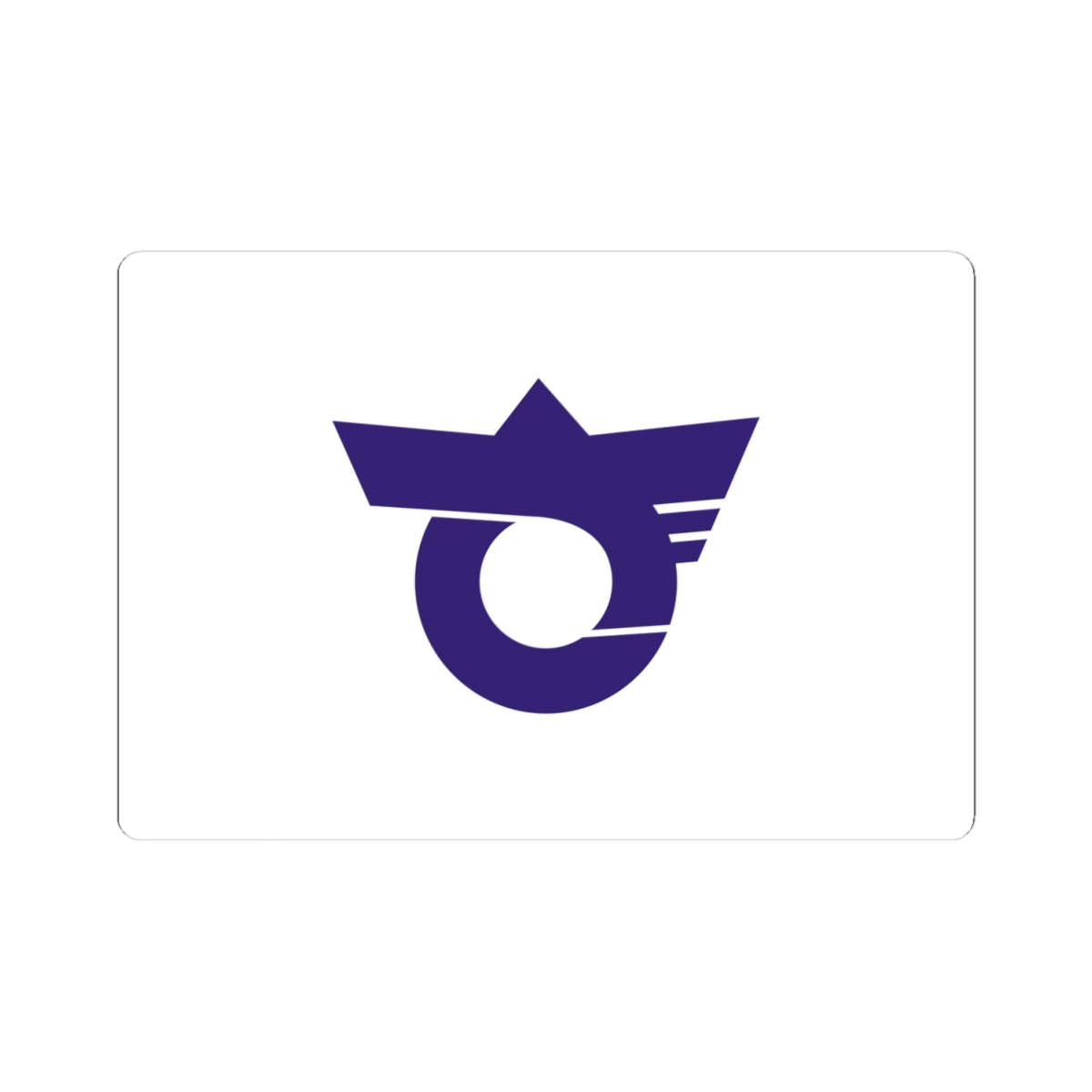 Flag of Zaō Miyagi (Japan) STICKER Vinyl Kiss-Cut Decal