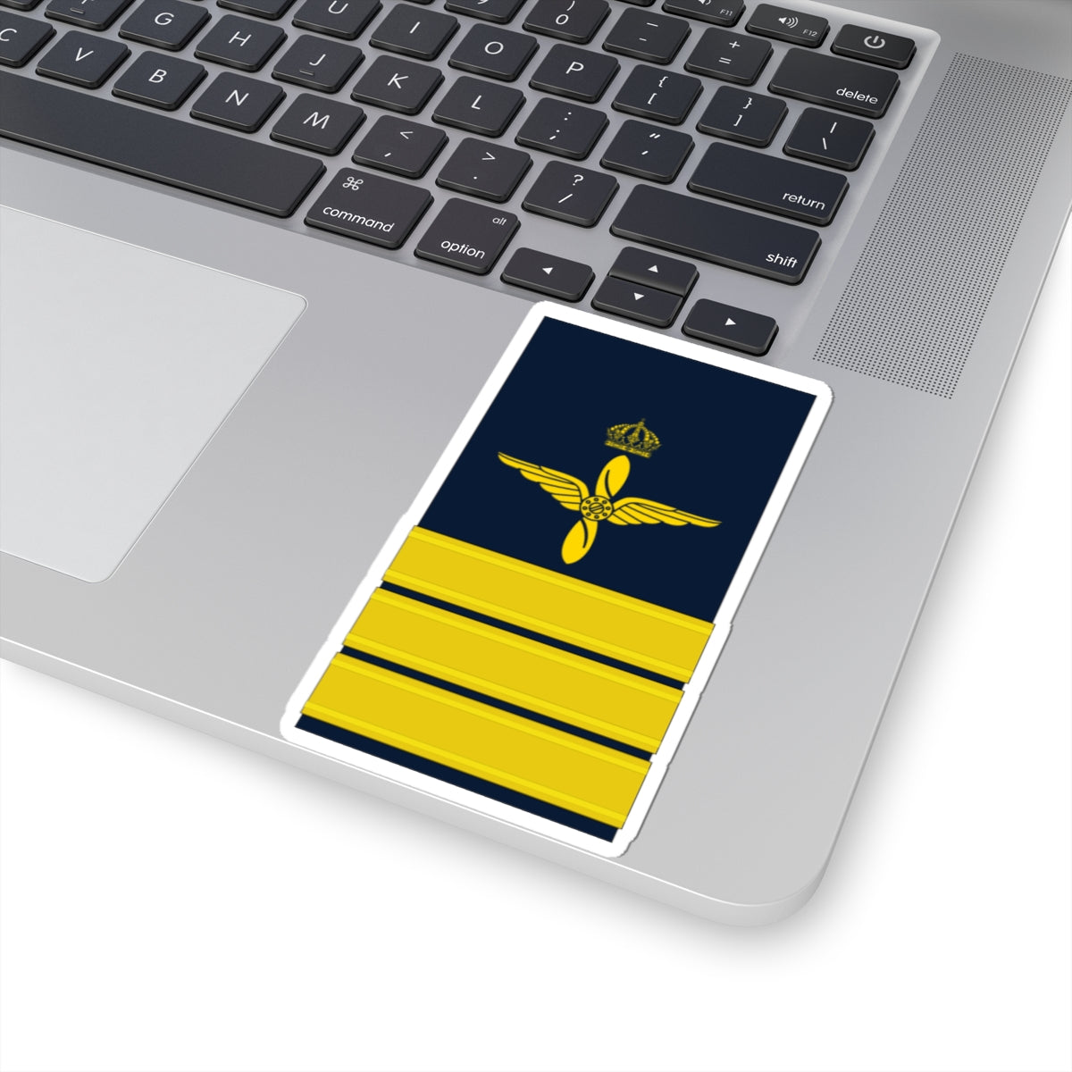 OF 4 Överstelöjtnant FV hylsa (Sweden) (Military Rank) STICKER Vinyl Kiss-Cut Decal