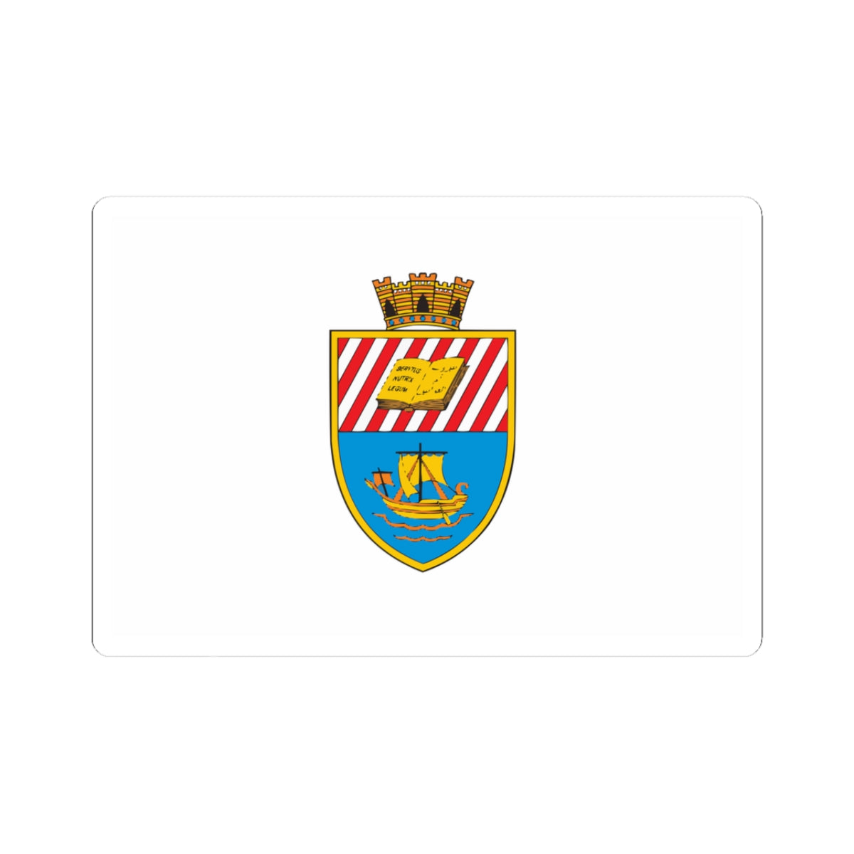 Flag of Beirut (Lebanon) STICKER Vinyl Kiss-Cut Decal