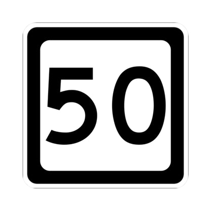 WV-50 (Virginia) (Road Sign) STICKER Vinyl Kiss-Cut Decal