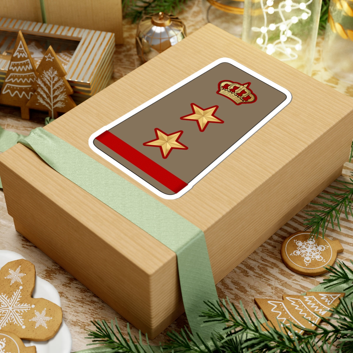 12. KLF COL (Kuwait) (Military Rank) STICKER Vinyl Kiss-Cut Decal