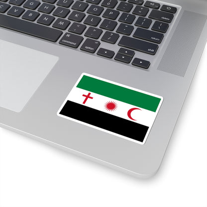 Liwa Ahfad Saladin variant opposition flag (Syria) STICKER Vinyl Kiss-Cut Decal