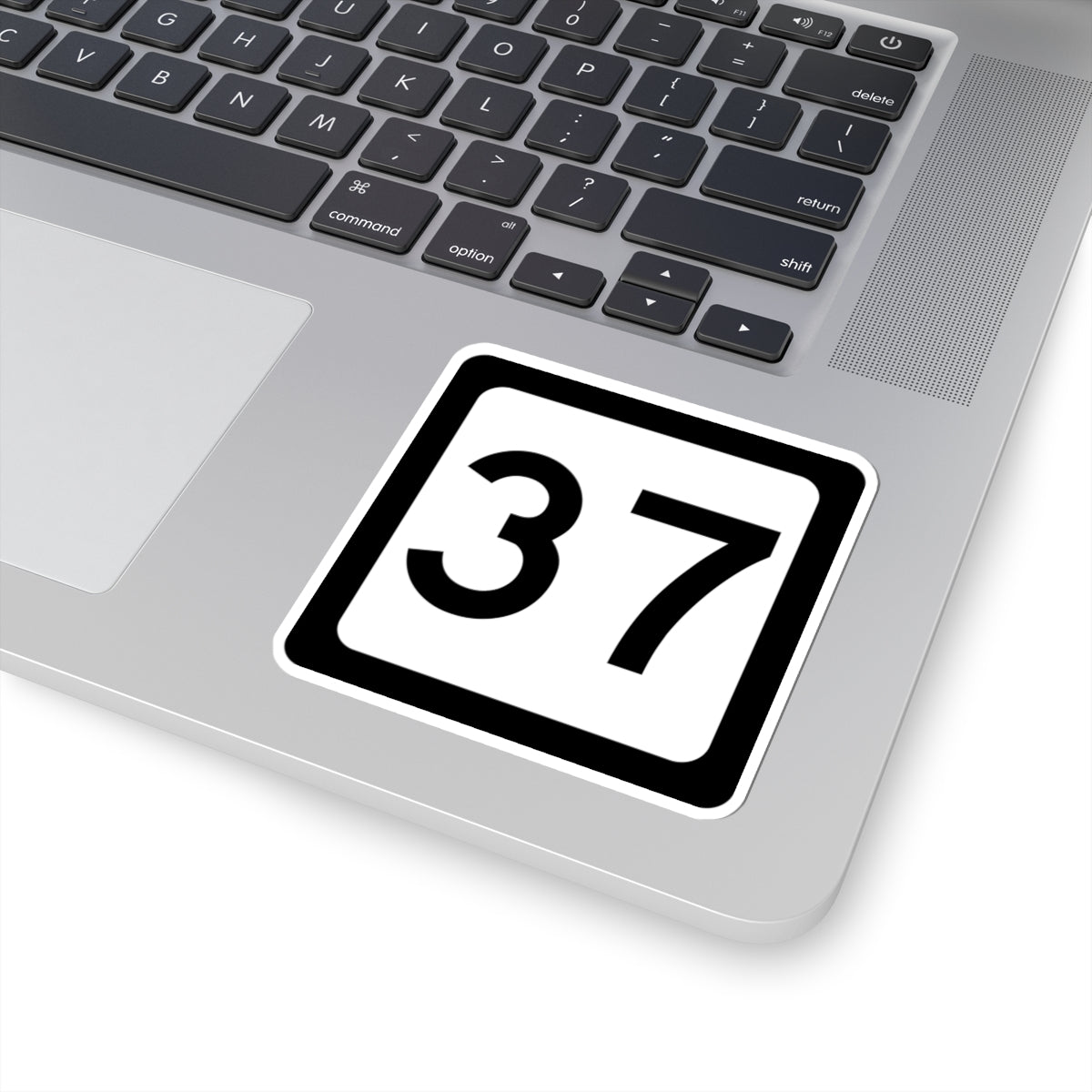 WV-37 (Virginia) (Road Sign) STICKER Vinyl Kiss-Cut Decal