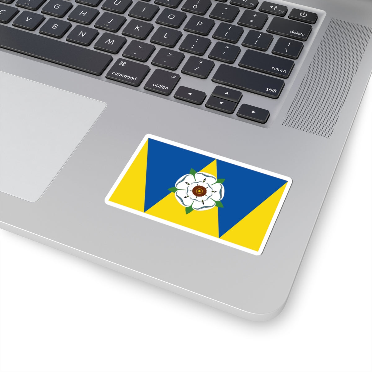 Unofficial Flag of West Yorkshire (England) STICKER Vinyl Kiss-Cut Decal