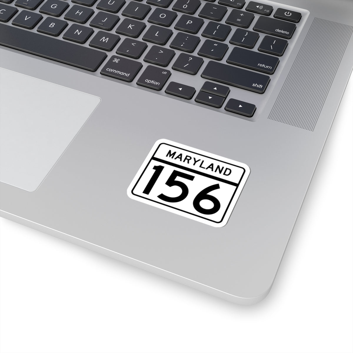 MD Route 156 (Maryland) (Road Sign) STICKER Vinyl Kiss-Cut Decal
