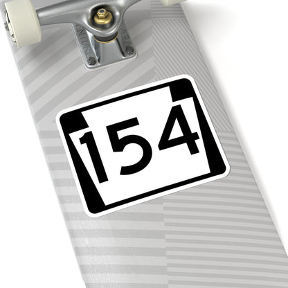 PA-154 (Pennsylvania) (Road Sign) STICKER Vinyl Kiss-Cut Decal