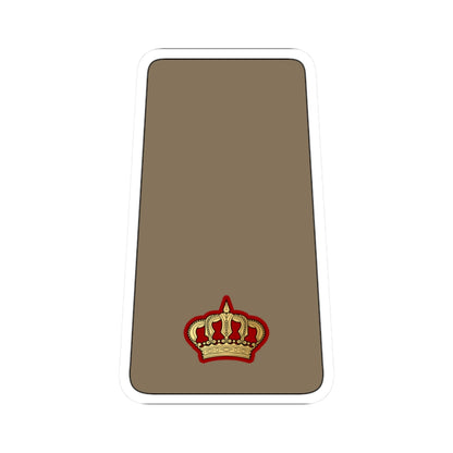 10. KLF MAJ (Kuwait) (Military Rank) STICKER Vinyl Kiss-Cut Decal