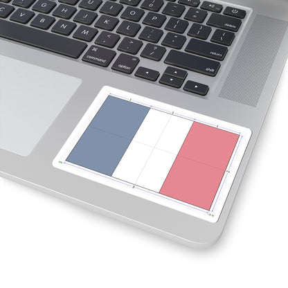 Flag of France construction sheet (France) STICKER Vinyl Kiss-Cut Decal