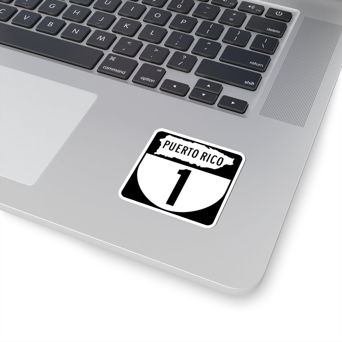 PR old 1 (Puerto Rico) (Road Sign) STICKER Vinyl Kiss-Cut Decal