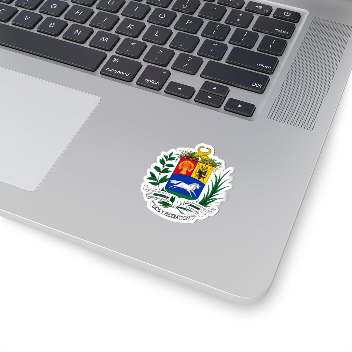 Coat of arms of Venezuela (1871) - STICKER Vinyl Kiss-Cut Decal