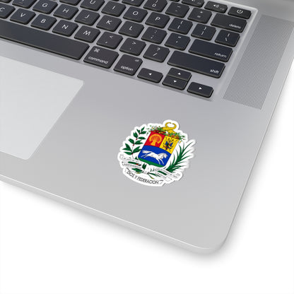 Coat of arms of Venezuela (1871) - STICKER Vinyl Kiss-Cut Decal