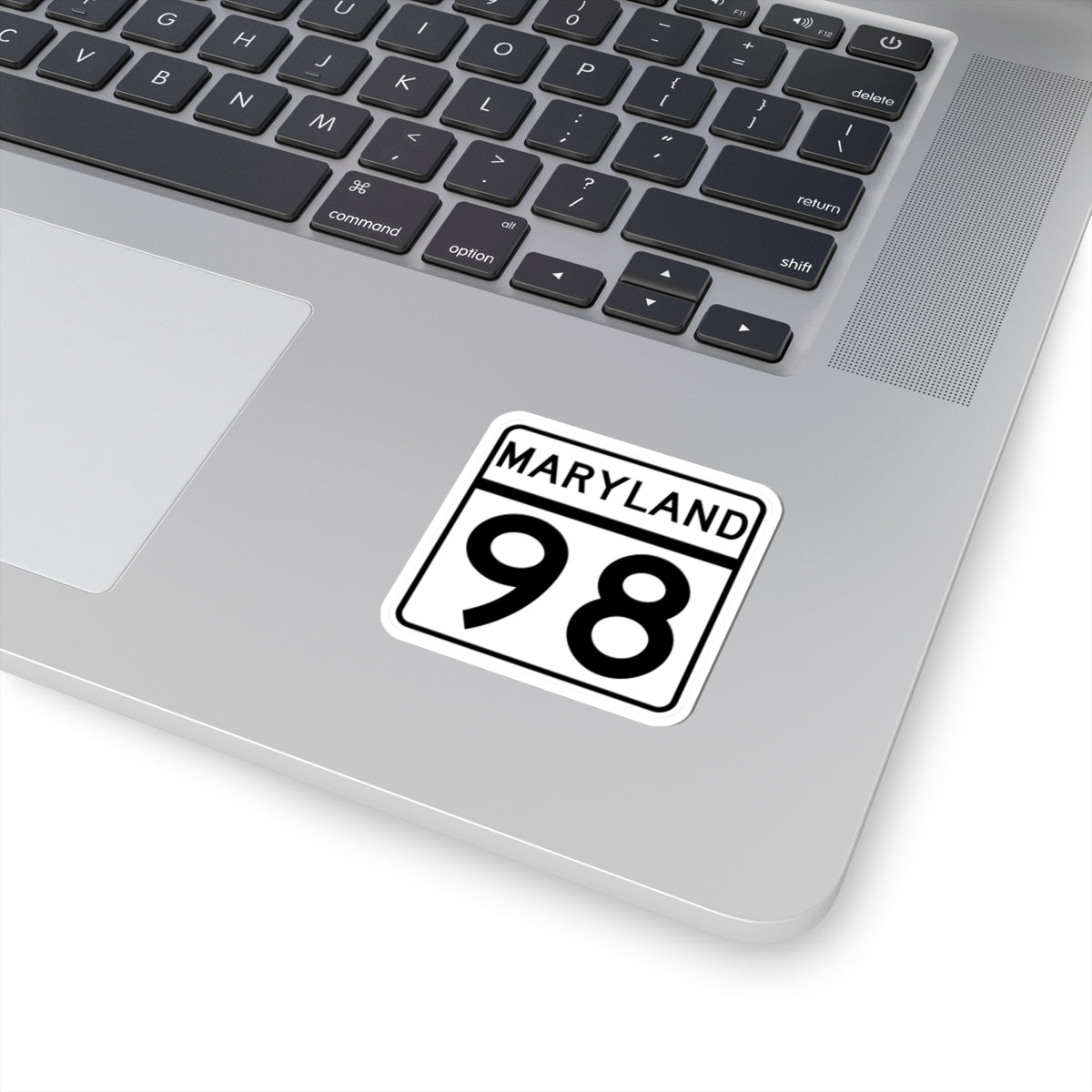MD Route 98 (Maryland) (Road Sign) STICKER Vinyl Kiss-Cut Decal