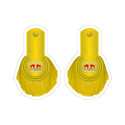 British Army LtCol1810 1855 (United Kingdom) (Military Rank) STICKER Vinyl Kiss-Cut Decal