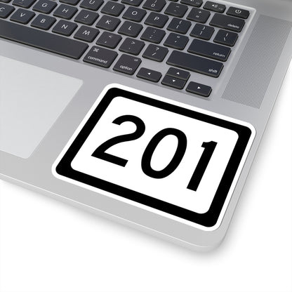 WV-201 (Virginia) (Road Sign) STICKER Vinyl Kiss-Cut Decal
