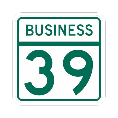 MD Route 39 Business (Maryland) (Road Sign) STICKER Vinyl Kiss-Cut Decal
