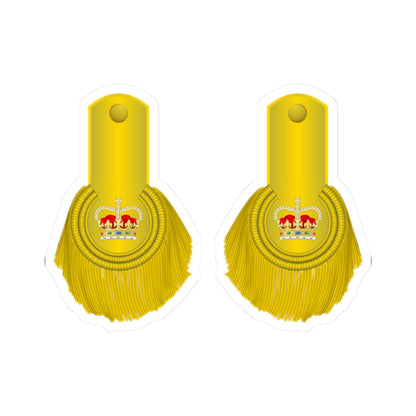 British Army LtCol1810 1855 (United Kingdom) (Military Rank) STICKER Vinyl Kiss-Cut Decal