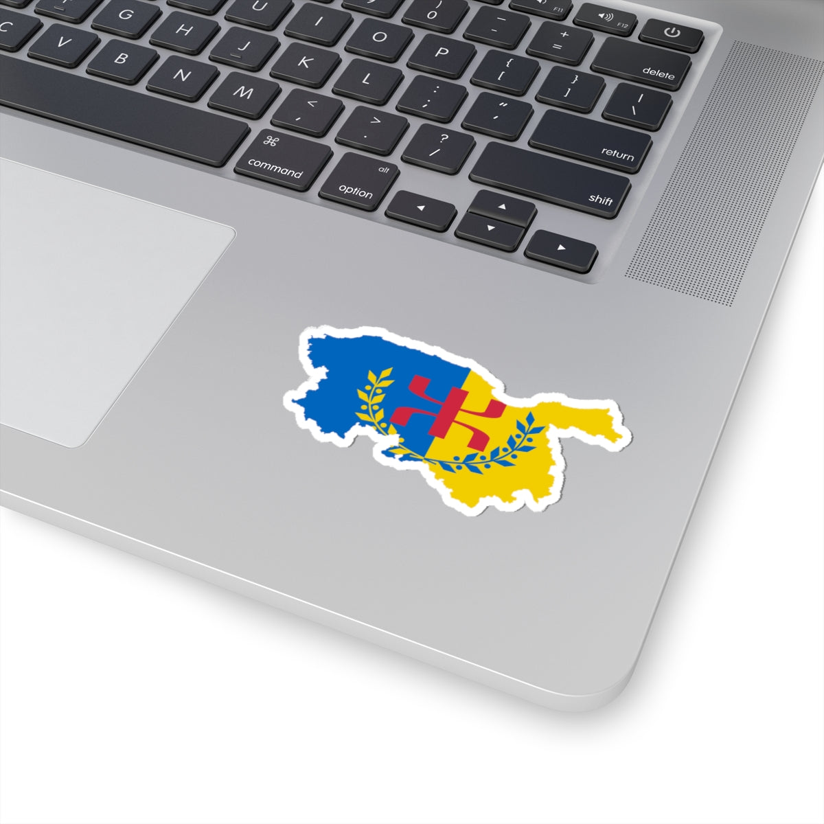 Flag map of MAK (Algeria) STICKER Vinyl Kiss-Cut Decal