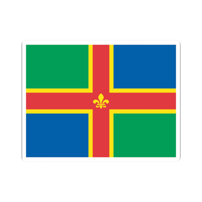 Flag of Lincolnshire (England) STICKER Vinyl Kiss-Cut Decal