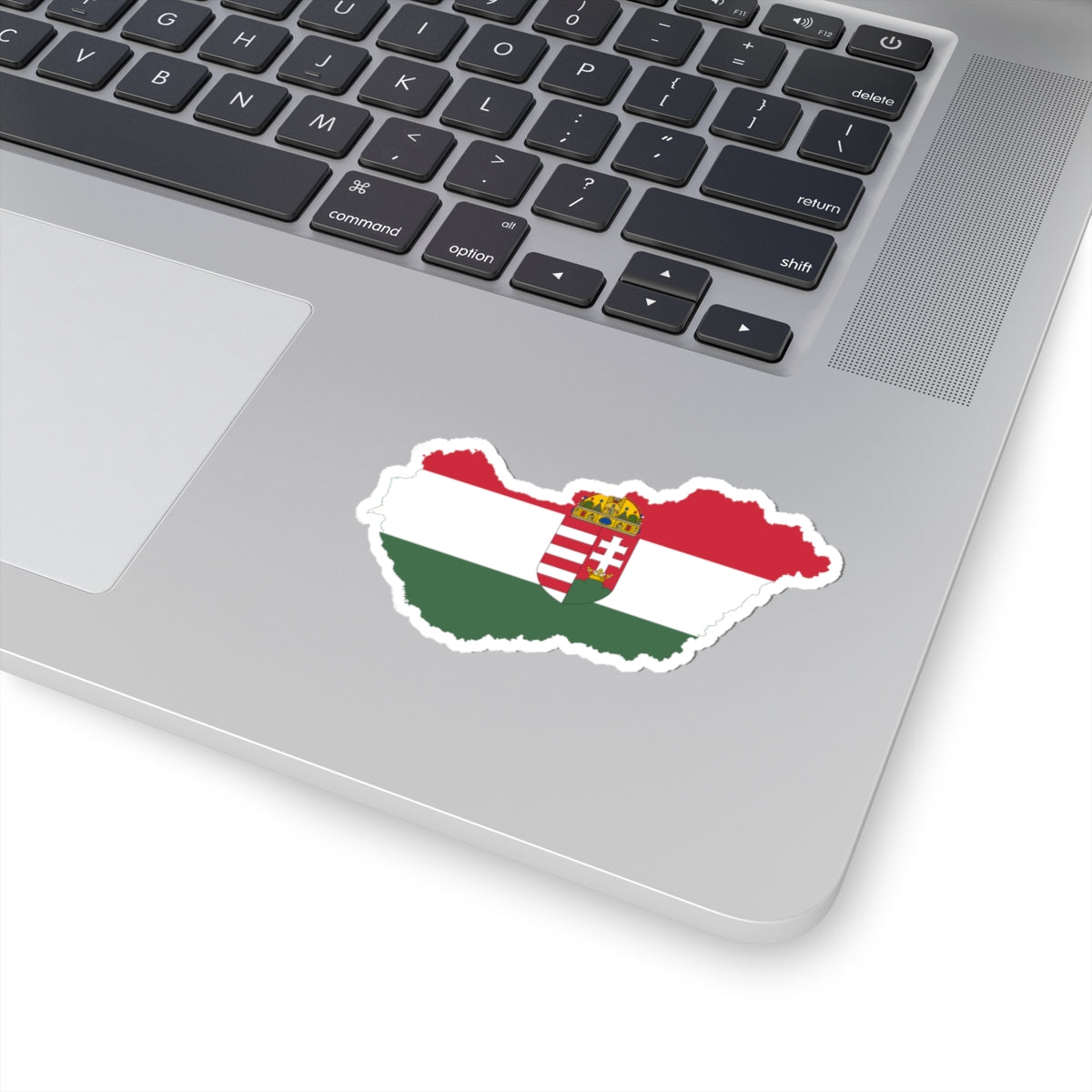 Flag-map of Hungary 1921 (Hungary) STICKER Vinyl Kiss-Cut Decal