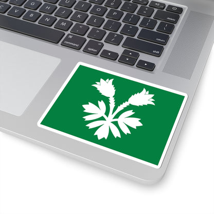 Flag of Oppland (Norway) STICKER Vinyl Kiss-Cut Decal