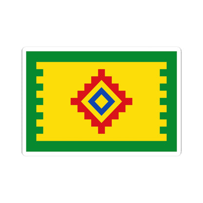Flag of Obukhovo Moscow oblast (Russia) STICKER Vinyl Kiss-Cut Decal
