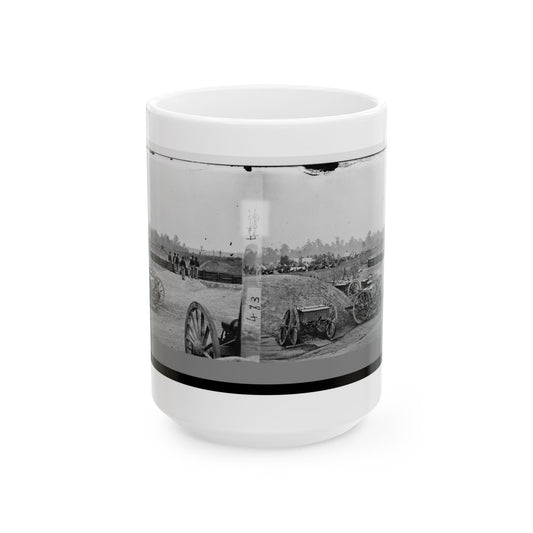 Fair Oaks, Va., Vicinity. Fort Richardson And Adjacent Encampment (U.S. Civil War) White Coffee Mug