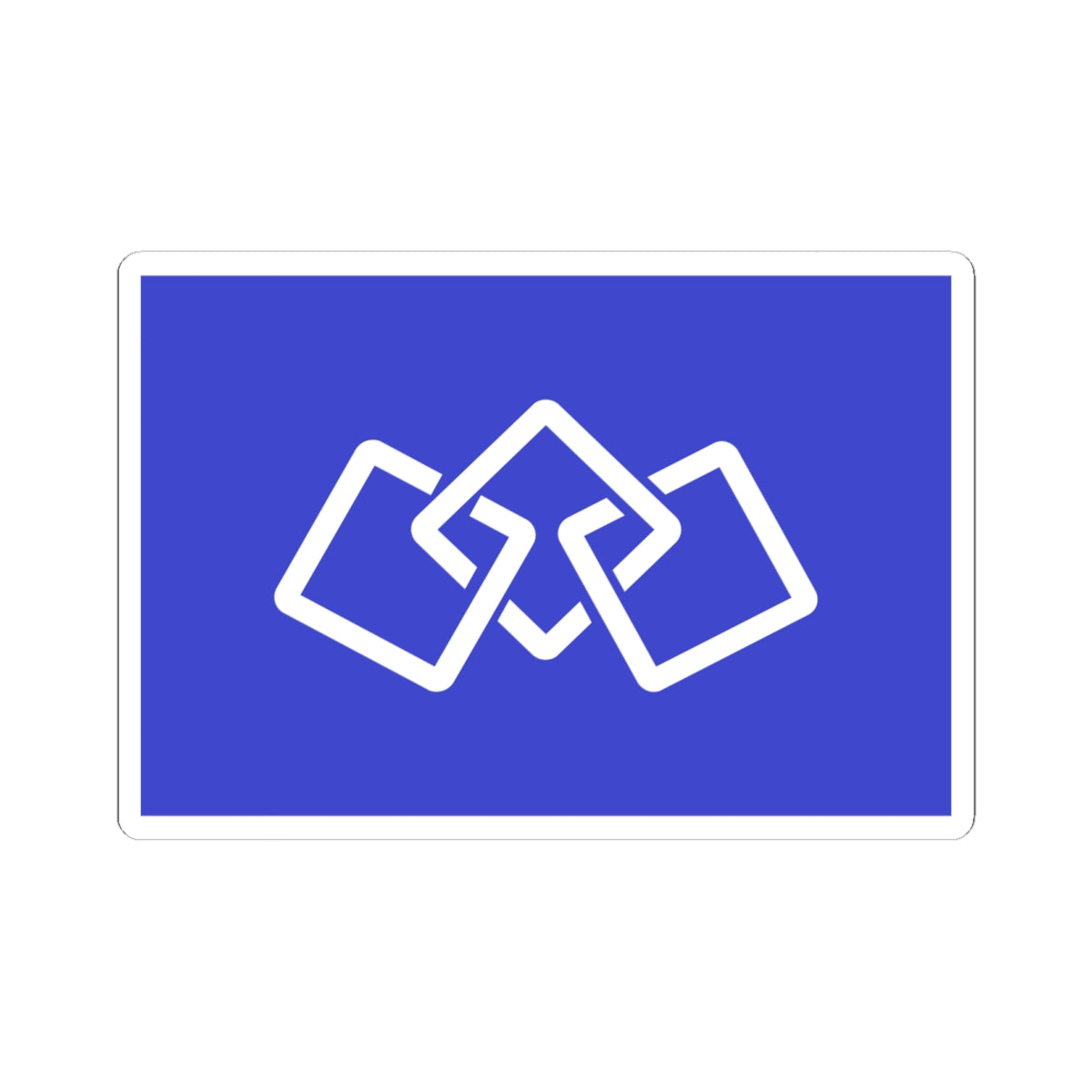 Flag of Kunimi Fukushima (Japan) STICKER Vinyl Kiss-Cut Decal