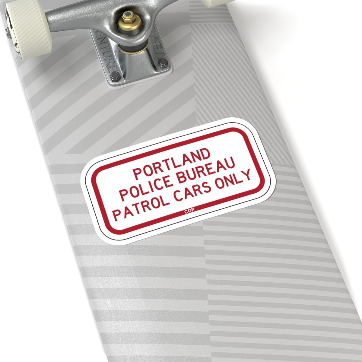 PBOT Road sign P4225 (Oregon) (Road Sign) STICKER Vinyl Kiss-Cut Decal