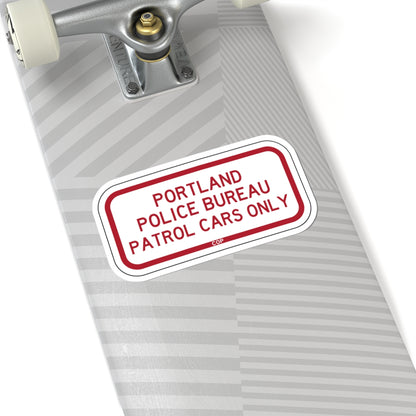 PBOT Road sign P4225 (Oregon) (Road Sign) STICKER Vinyl Kiss-Cut Decal