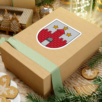 Aizpute COA (Latvia) (Coat of Arms) STICKER Vinyl Kiss-Cut Decal