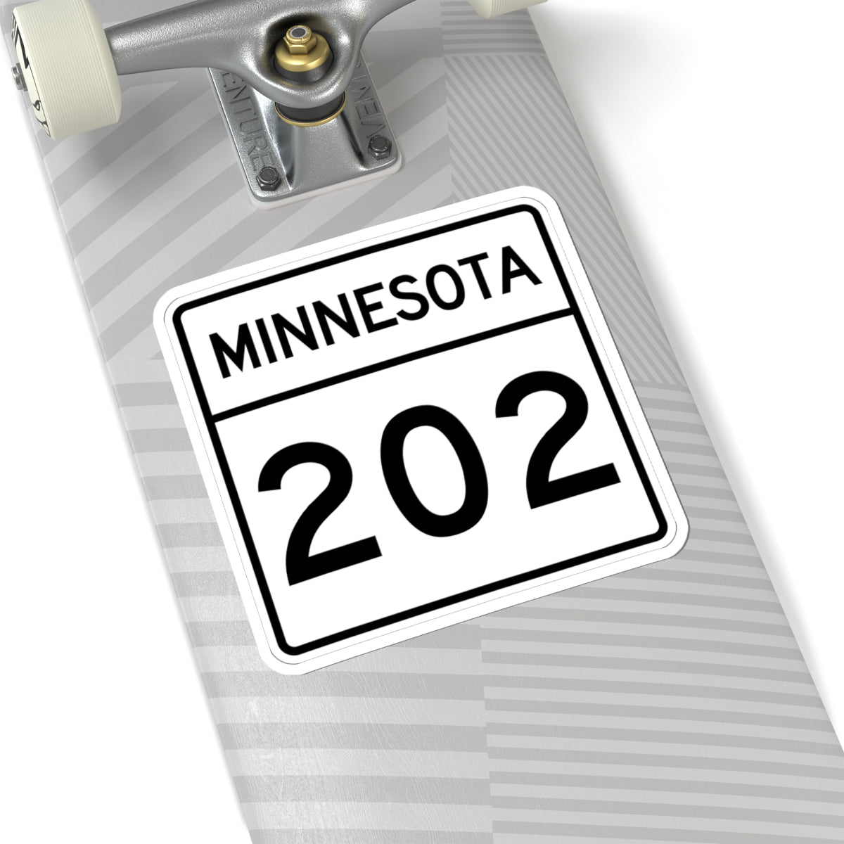 MN-202 1948 (Minnesota) (Road Sign) STICKER Vinyl Kiss-Cut Decal
