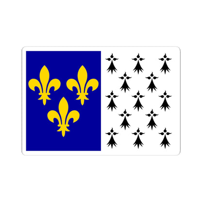 Brest flag (France) STICKER Vinyl Kiss-Cut Decal