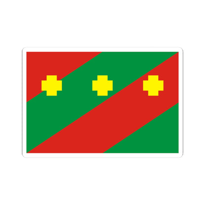 Flag of Troitcky rayon Chelyabinsk oblast (Russia) STICKER Vinyl Kiss-Cut Decal