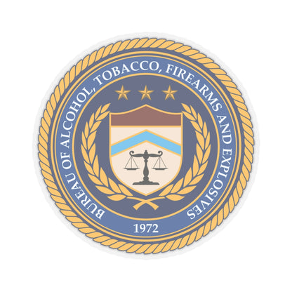 Seal of the Bureau of Alcohol Tobacco Firearms and Explosives - STICKER Vinyl Kiss-Cut Decal