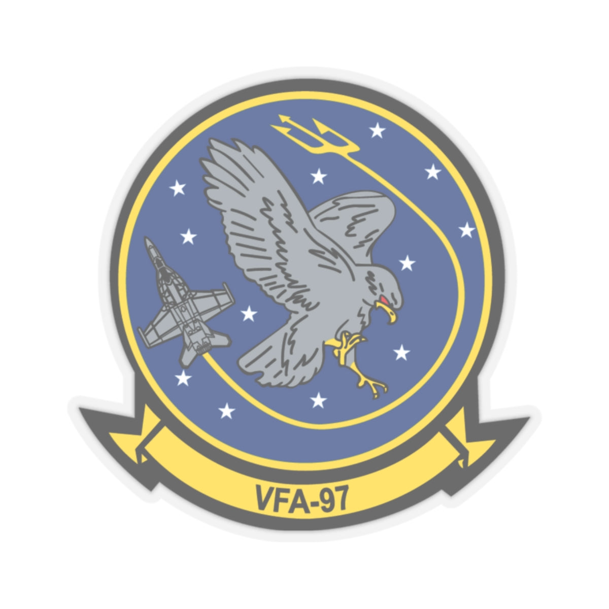 VFA 97 Warhawks (U.S. Navy) STICKER Vinyl Kiss-Cut Decal