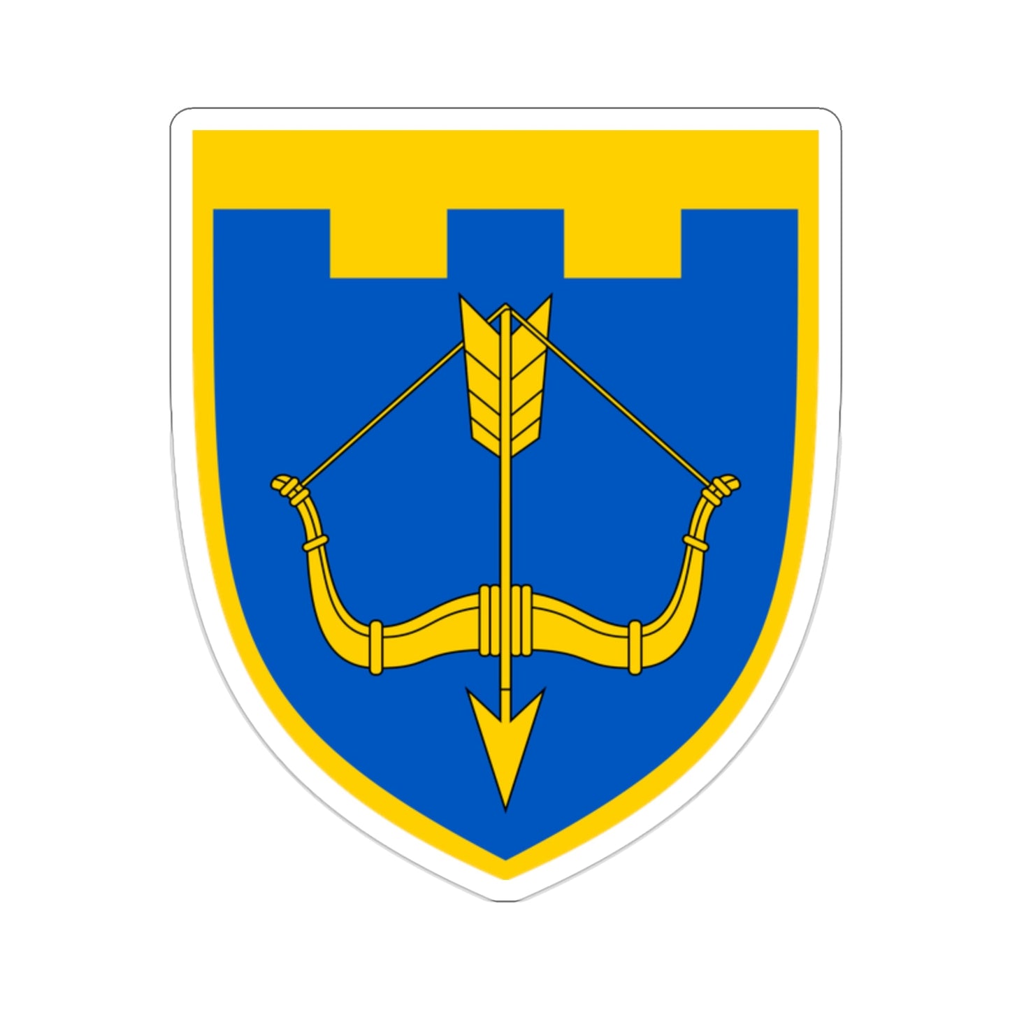 118th Detached Territorial Defense Brigade (Ukraine) STICKER Vinyl Die-Cut Decal-2 Inch-The Sticker Space