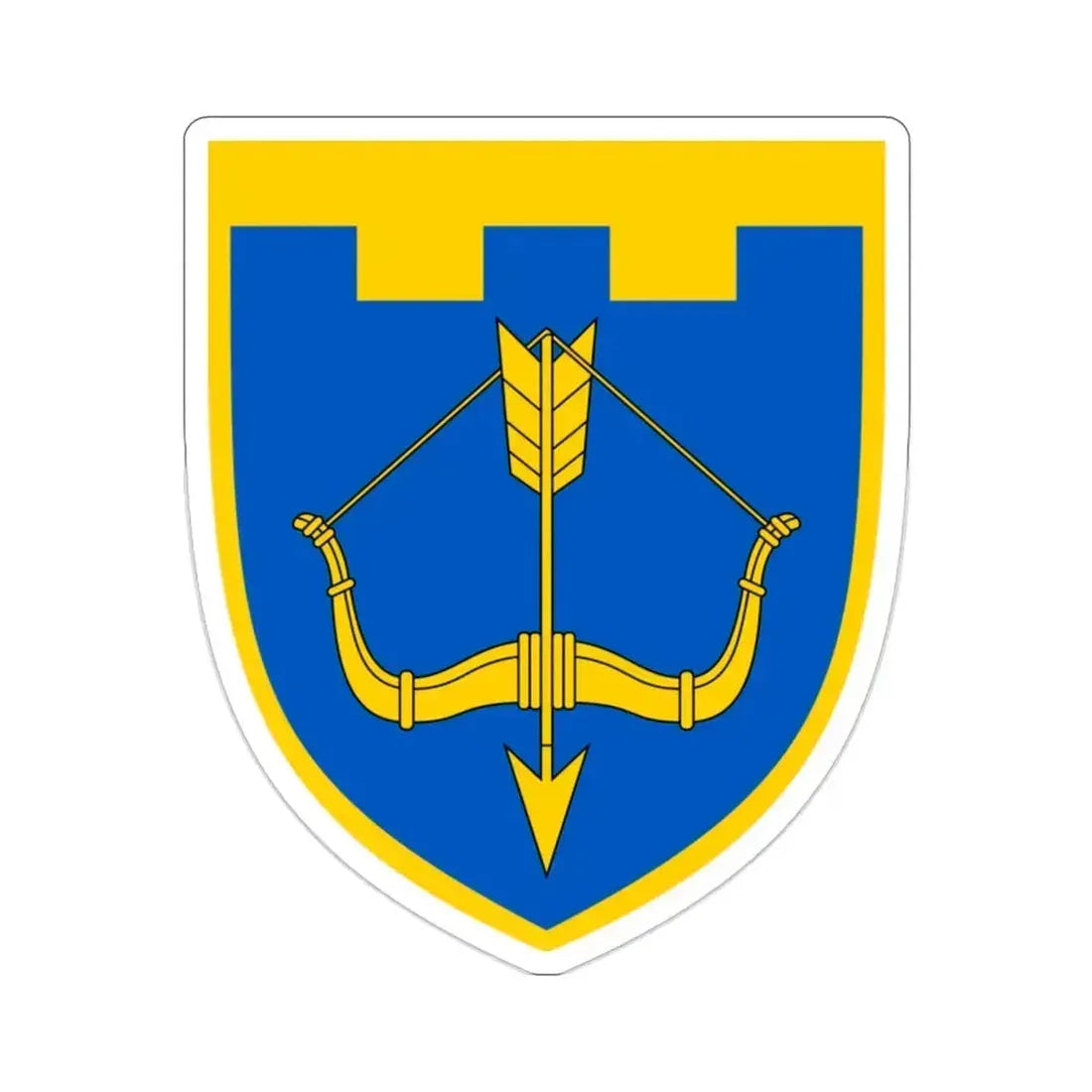 118th Detached Territorial Defense Brigade (Ukraine) STICKER Vinyl Die-Cut Decal 2 Inch - The Sticker Space