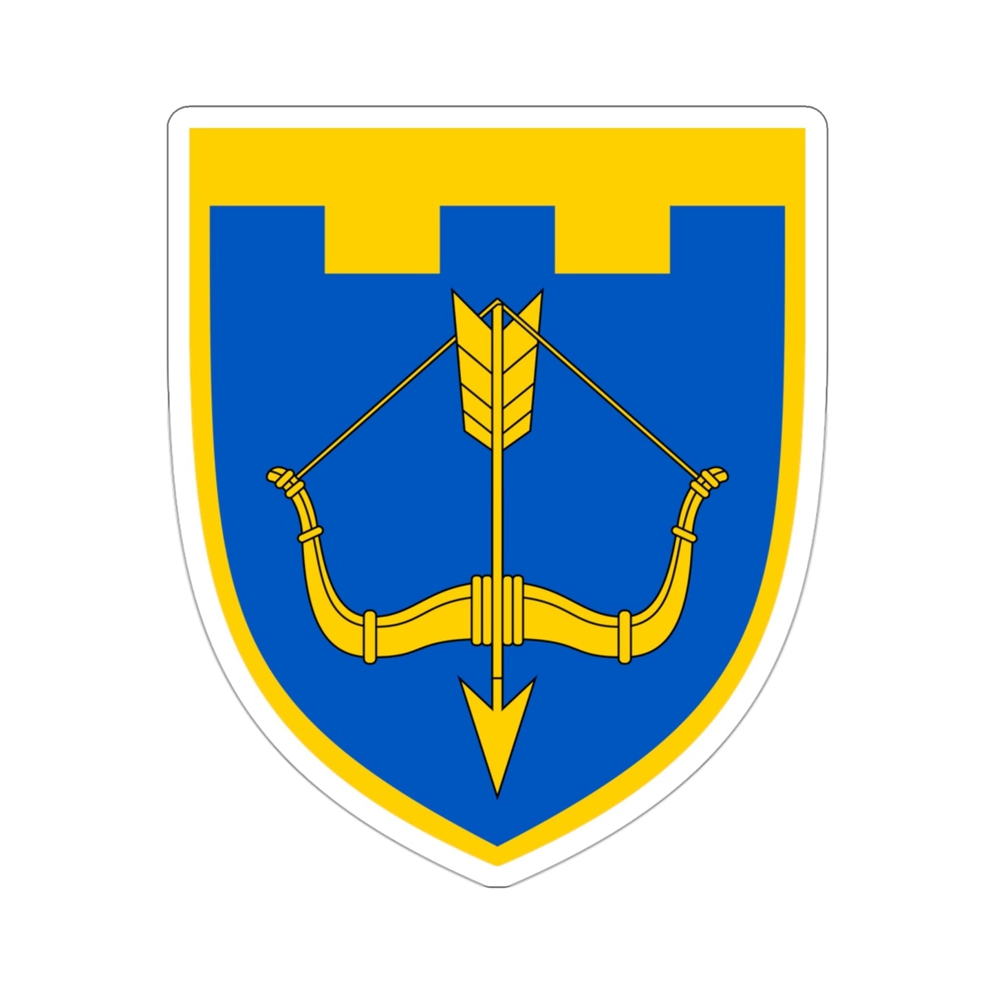 118th Detached Territorial Defense Brigade (Ukraine) STICKER Vinyl Die-Cut Decal-3 Inch-The Sticker Space