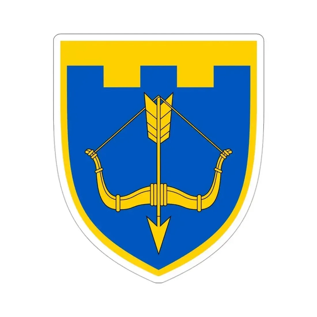 118th Detached Territorial Defense Brigade (Ukraine) STICKER Vinyl Die-Cut Decal 3 Inch - The Sticker Space