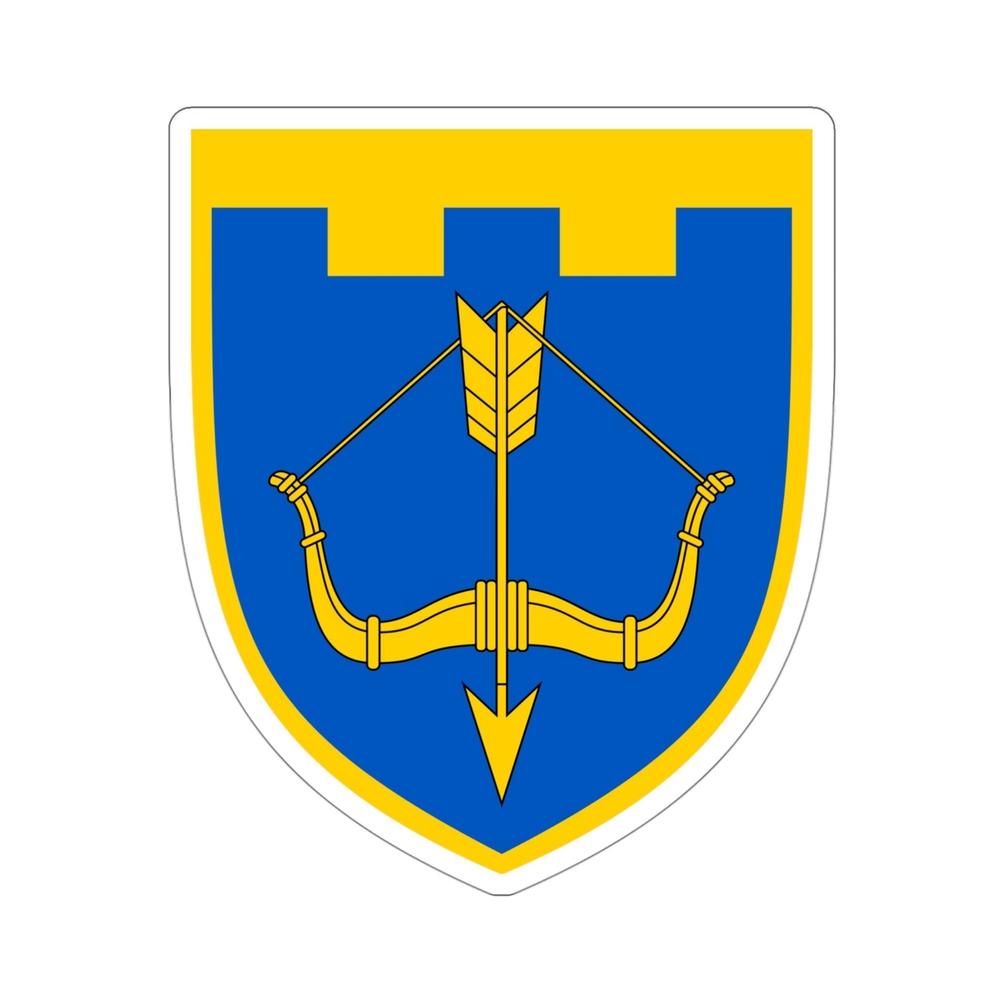 118th Detached Territorial Defense Brigade (Ukraine) STICKER Vinyl Die-Cut Decal-4 Inch-The Sticker Space