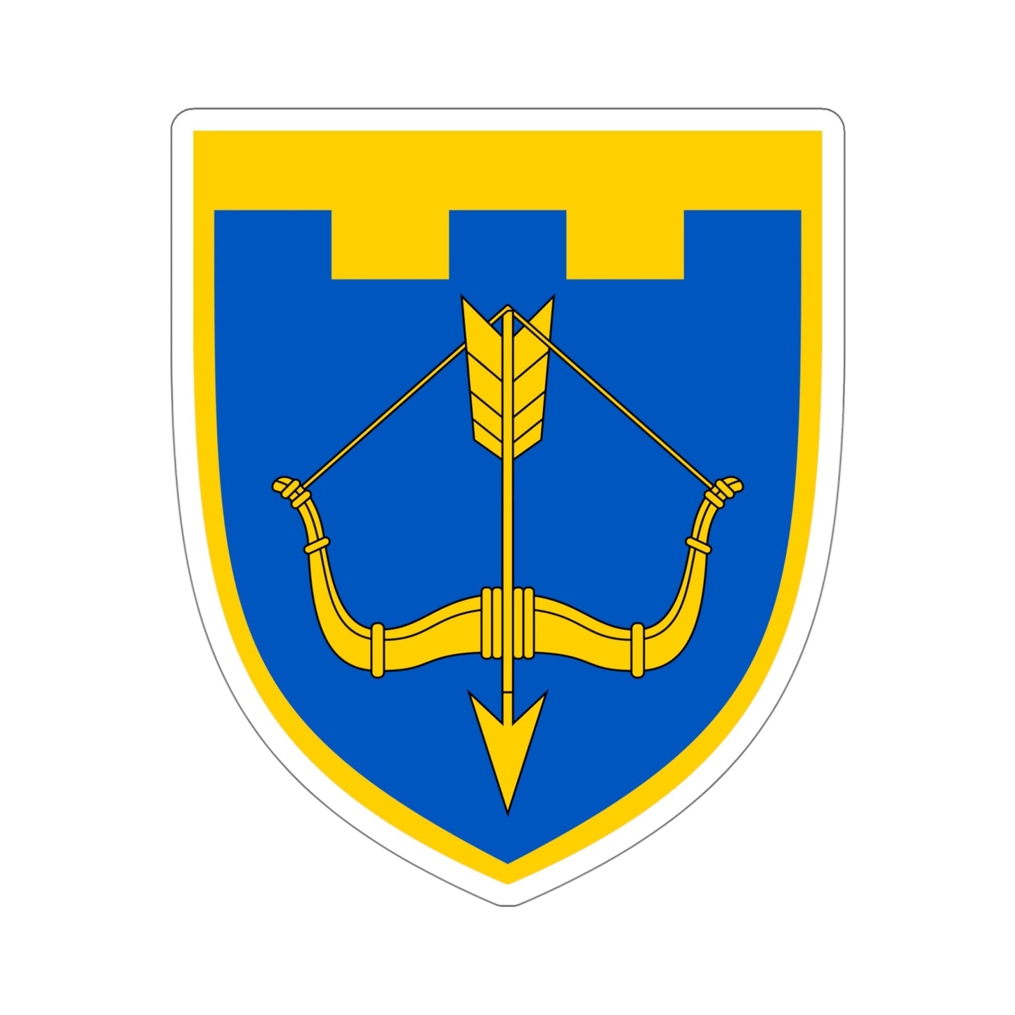 118th Detached Territorial Defense Brigade (Ukraine) STICKER Vinyl Die-Cut Decal-5 Inch-The Sticker Space