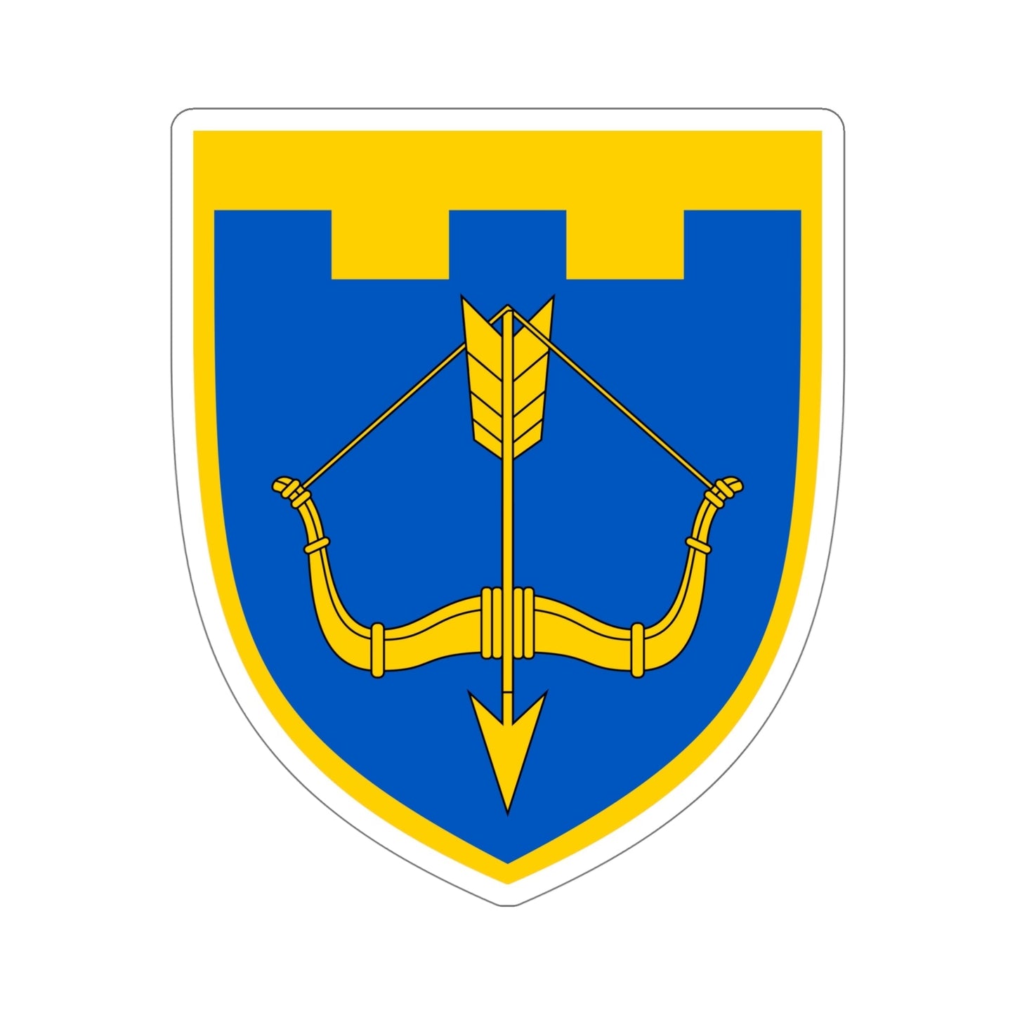 118th Detached Territorial Defense Brigade (Ukraine) STICKER Vinyl Die-Cut Decal-6 Inch-The Sticker Space