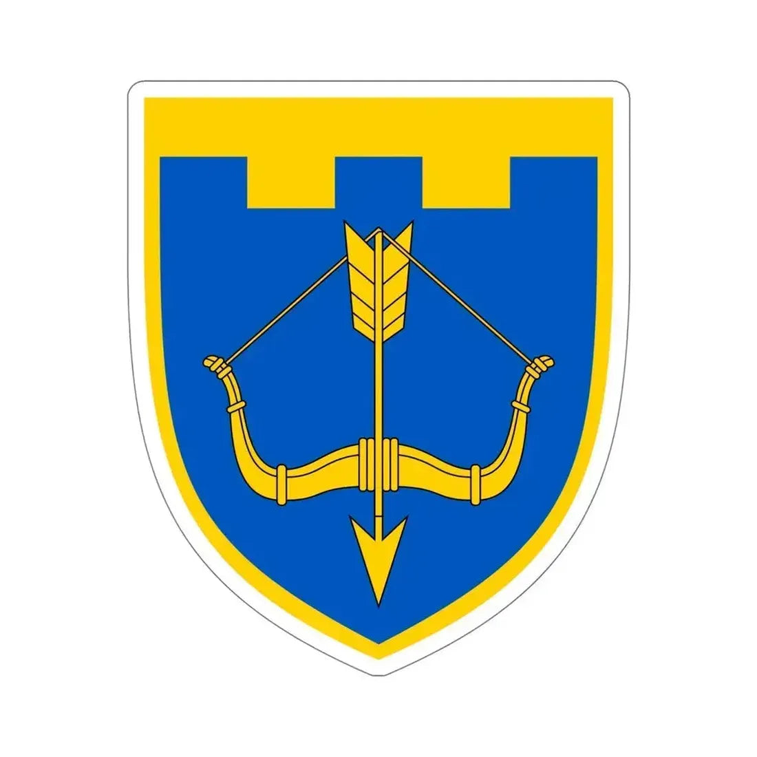 118th Detached Territorial Defense Brigade (Ukraine) STICKER Vinyl Die-Cut Decal 6 Inch - The Sticker Space