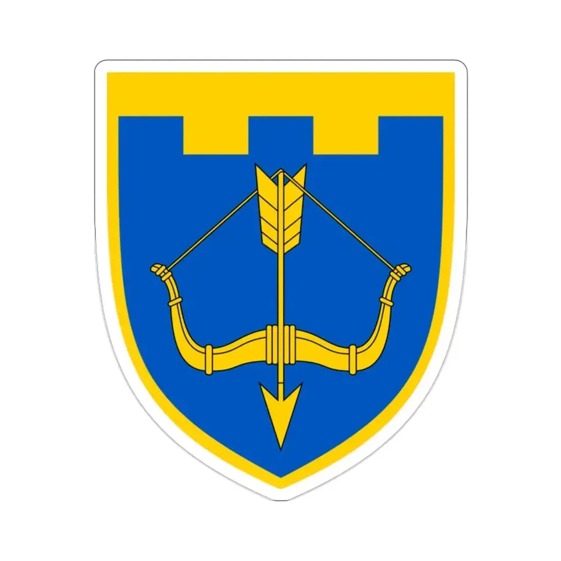 118th Detached Territorial Defense Brigade (Ukraine) STICKER Vinyl Die-Cut Decal - The Sticker Space
