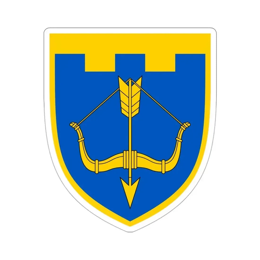 118th Detached Territorial Defense Brigade (Ukraine) STICKER Vinyl Die-Cut Decal - The Sticker Space