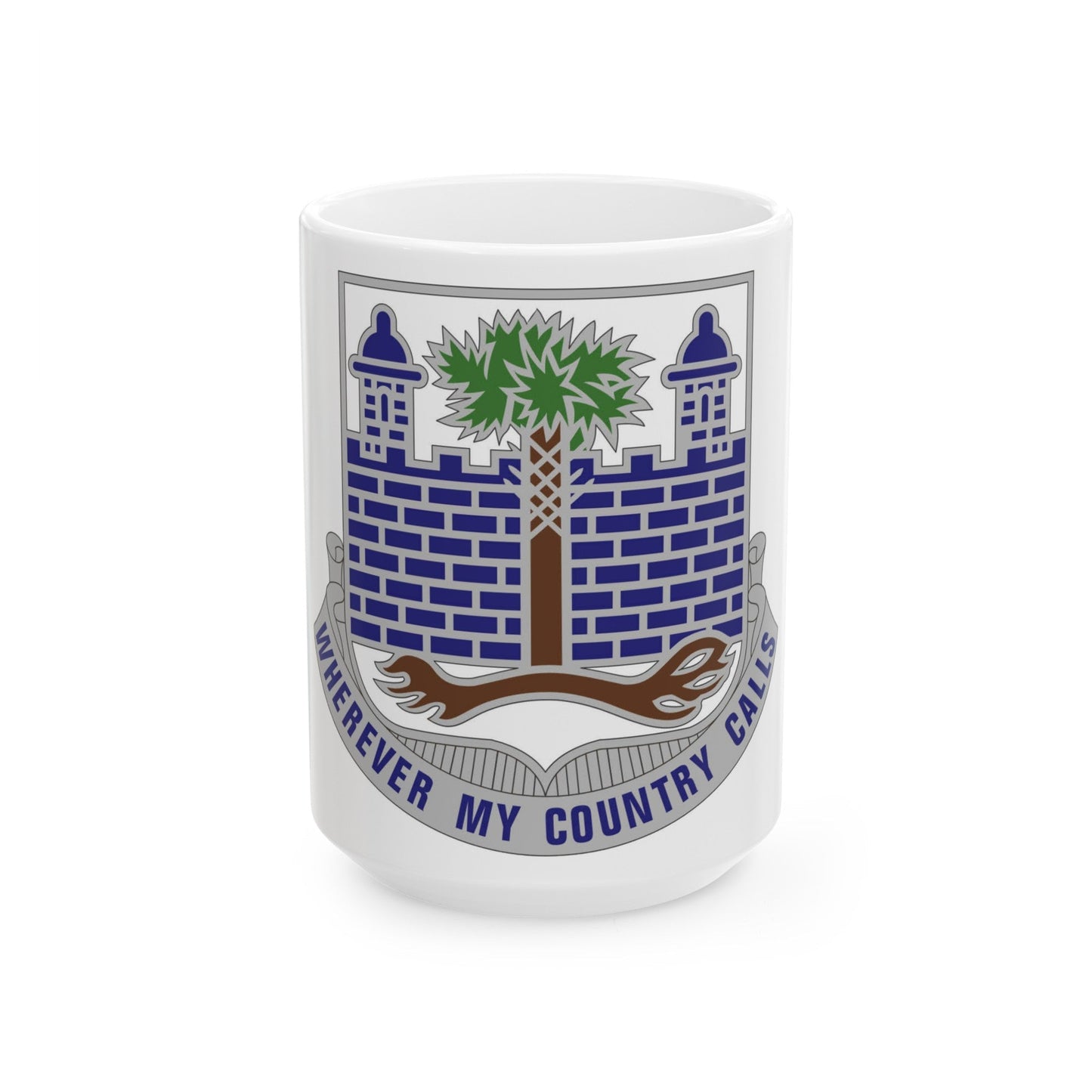 118th Infantry Regiment (U.S. Army) White Coffee Mug-15oz-The Sticker Space