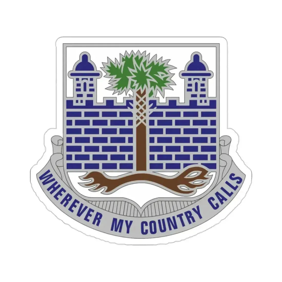 118th Infantry Regiment (U.S. Army) STICKER Vinyl Die-Cut Decal 2 Inch - The Sticker Space