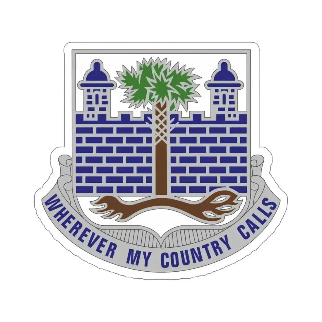 118th Infantry Regiment (U.S. Army) STICKER Vinyl Die-Cut Decal 6 Inch - The Sticker Space