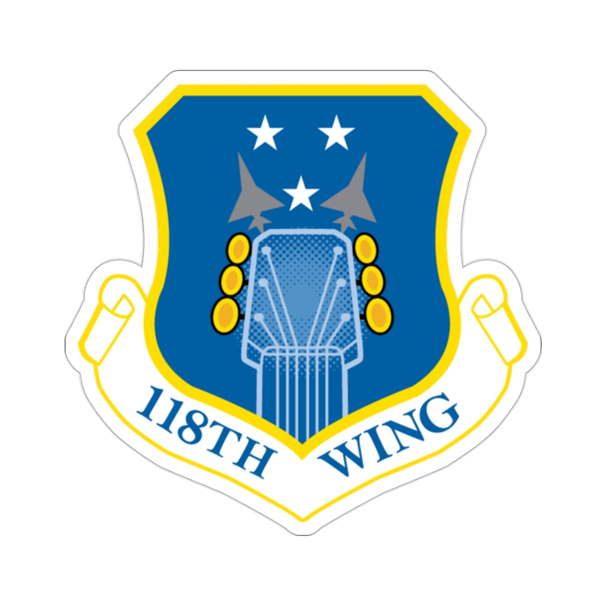 118th Wing ANG (U.S. Air Force) STICKER Vinyl Die-Cut Decal-2 Inch-The Sticker Space