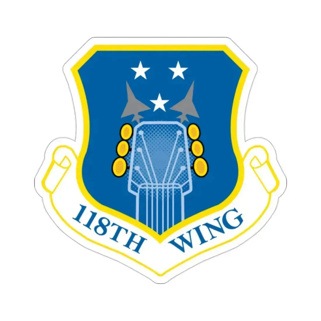 118th Wing ANG (U.S. Air Force) STICKER Vinyl Die-Cut Decal 2 Inch - The Sticker Space